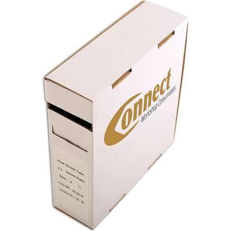 30386 Black Heat Shrink Tubing 4.5mm Box 10m (1/2)