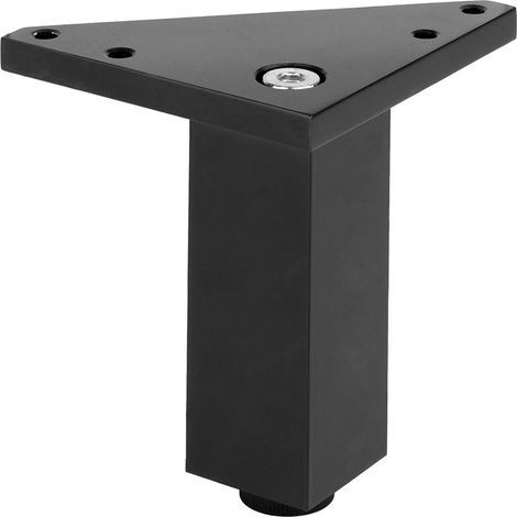 FA002 Gamba per mobili regolabile da 100 mm, nero opaco SANS MARQUE