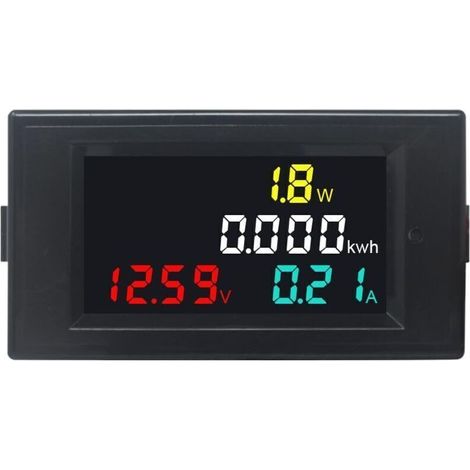 ALLIANDISVoltmètre Ampèremètre Numérique DC 14-600V 20A LCD pour Solaire et Moteur Auto (1/4)