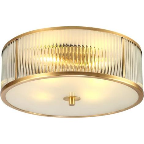 Brass Ionic - Lámpara de techo de cristal 60 cm