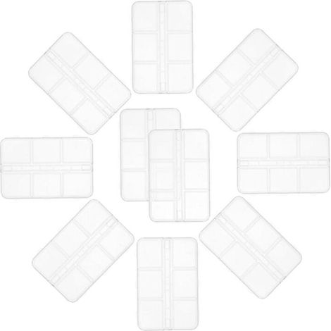 Confezione da 10 scatole portaoggetti per nail art, scatole portaoggetti per decorazioni nail art, organizer per materiali artistici, scatole per unghie, piccole scatole portaoggetti per lavori creati (1/5)