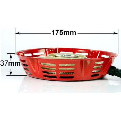 17,5CM démarreur à recul pour générateur, pompe à eau avec moteur 4 temps 5,5 - 6,5 CV