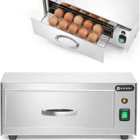 Esterilizador de huevos de acero inoxidable, 10 posiciones - Hendi 281253 (1/3)