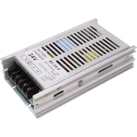 Ladegerät für Generatorbatterien aus Aluminium, 160-250V DC24V, Konstantstrom-Schnellladung, Ladegerät für 24V-Generatorsätze, Aluminiumlegierung, intelligentes Ladegerät. (1/5)