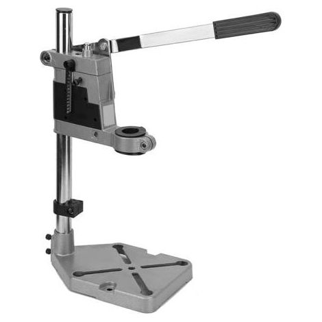 Pince d'établi, colonne de support pour perceuse, colonne pour perceuse avec trous de vis de fixation outil de réparation d'établi réglable en bas support de perceuse à colonne 150X150mm (1/5)
