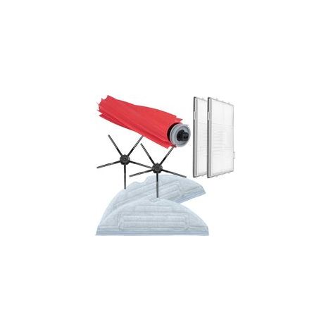 Compatibile con Roborock S7MaxV Ultra G10S Pro: sacchetto raccoglipolvere, spazzola principale, spazzola laterale, panno filtrante e accessori – 1 spazzola principale 1 + 1 panno filtrante 2 + 1 filtr (1/4)