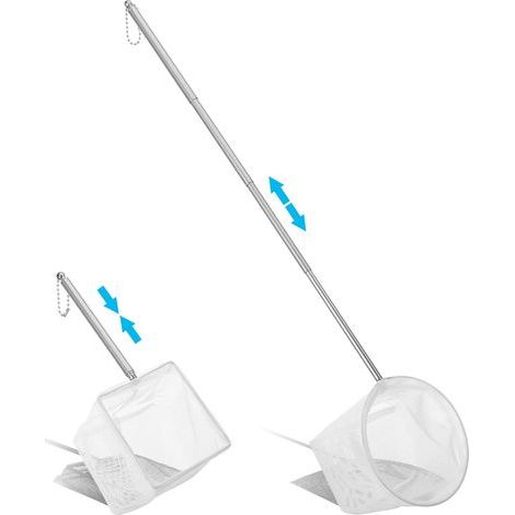 Set mit 2 Netzen, feinmaschig, Edelstahl, Polyester, Aquarium, Teich (1/5)