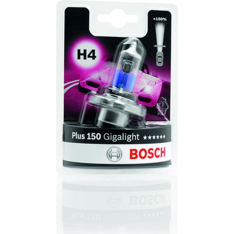 Pack 2 ampoules BOSCH 1987301136 projecteur longue portée H4 12V 60W P43t (1/4)