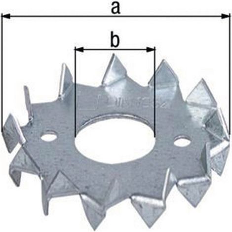 Tassello disco D62 / 21mm Senzimir zincato GAH (Per 50)