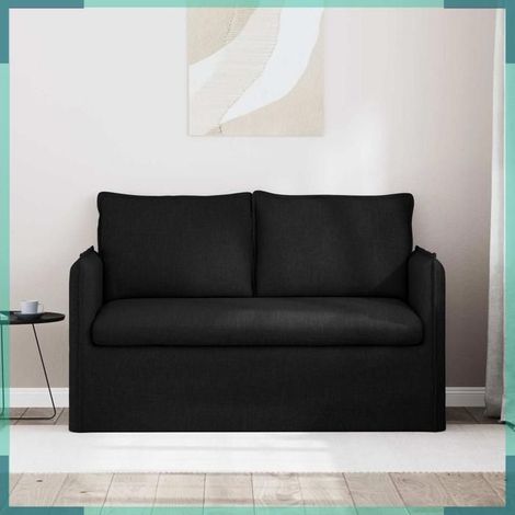 Canapé - 42024513 - Noir - Tissu - 136 x 82 x 85 cm (1/5)
