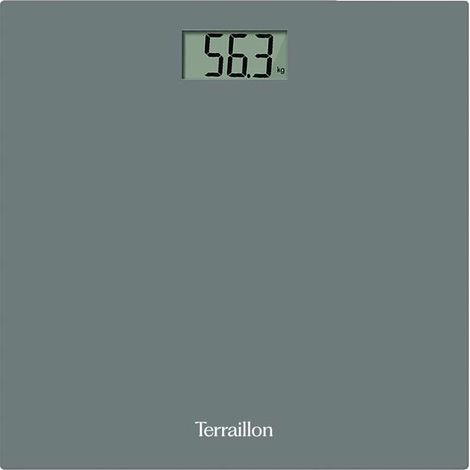 Bilancia pesapersone Terraillon TX1500 - Piatto in vetro 30x30 cm - Peso max 150kg - Display LCD