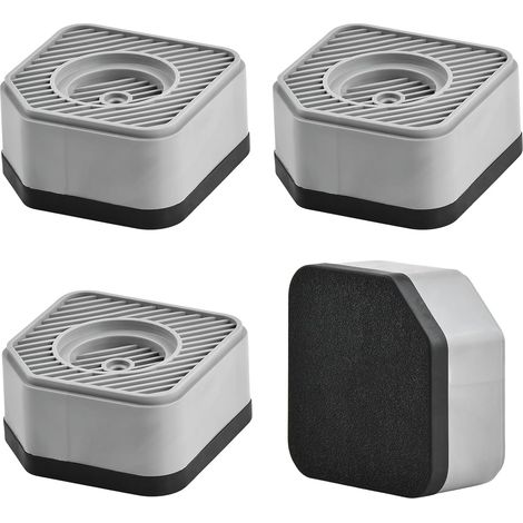 Universal Washing Machine Anti-Vibration Pads 4 Pack Non Slip Rubber Dampers for Washing Machine, Noise Reduction Vibration Furniture and Dryers (1/5)