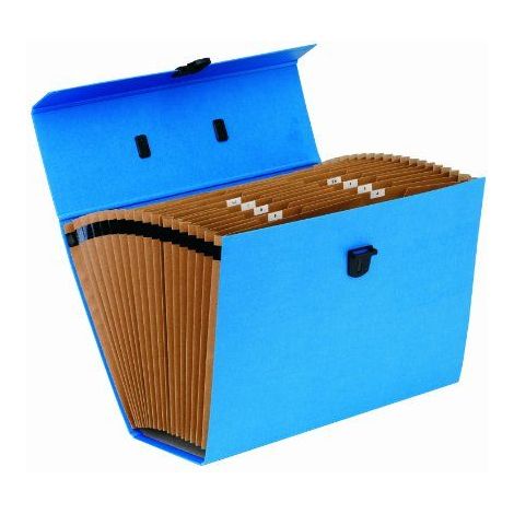 MALETIN CLASIFICADOR ACORDEON AZUL FELLOWES (1/5)