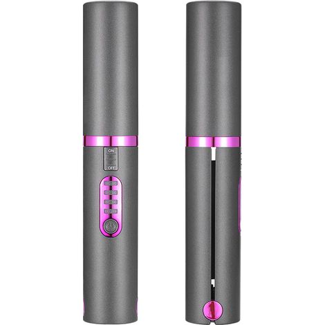 Fer à friser - Portable, sans fil, rechargeable, Pour lissage des cheveux (1/5)