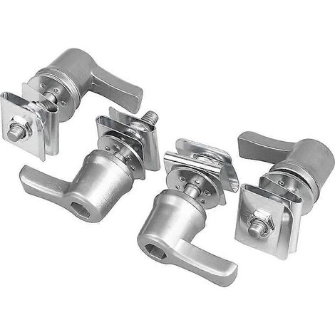 Kit de vis de fixation argenté pour verrou de sacoche Harley Touring Road King Electra Street Glide (1/5)