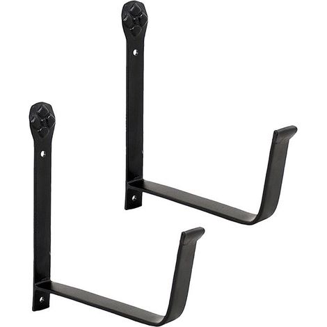 Support de jardinière en Fer Noir 15,2 cm