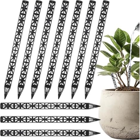 Tube d'aération, outil à médiators pour aération et drainage - Piquet d'arrosage pour plantes en pot - Pour intérieur extérieur, jardin et transplantation de pots (1/5)