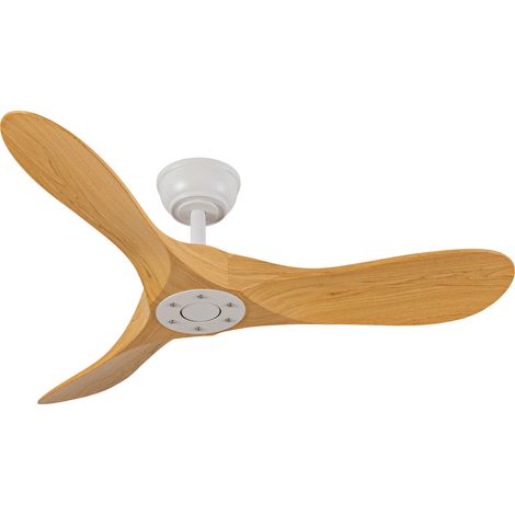 Ventilador de techo 42 pulgadas sin luz con mando, 6 velocidades, 3 aspas ABS, motor DC reversible (1/5)