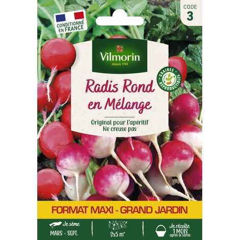 Vilmorin - Radis ronds en mélange (gaudry 3 / cherry belle) (1/2)