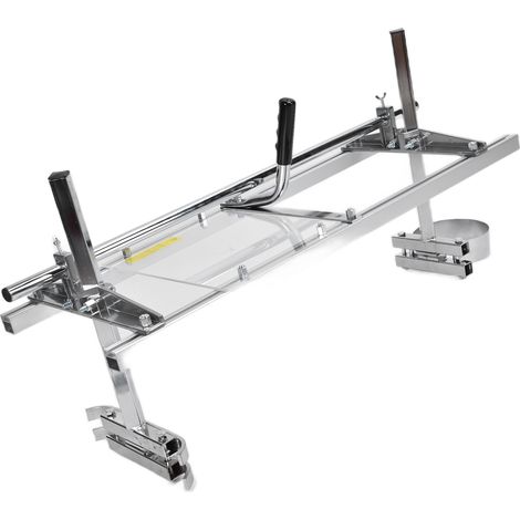 Scierie à chaîne 36 pouces, système de guidage portable sur rail, barre de fraisage pour le sciage de planches métalliques (1/5)