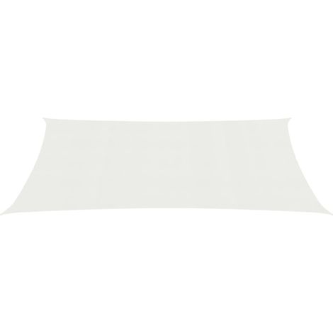 INLIFE Voile d'ombrage 160 g/m² Blanc 2,5x4 m PEHD (1/5)
