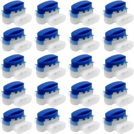 40 Pièces connecteurs de câble, 314 connecteurs de câble remplis de gel résines terminaux, connecteur Étanche raccords de câbles pour jardin extérieur robot voiture Tondeuse (1/5)