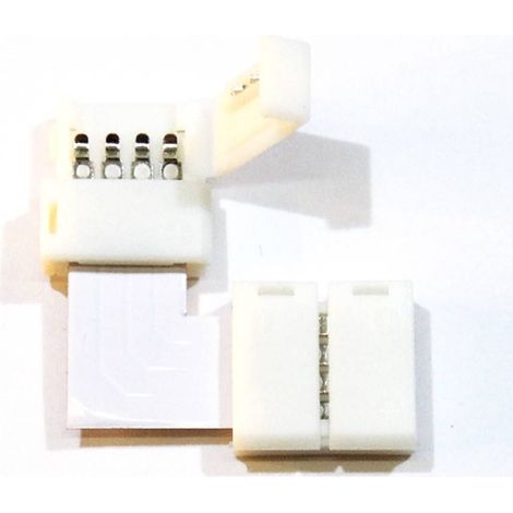 Conector Para Tiras LED 12V RGB 10mm Para Esquinas 90º