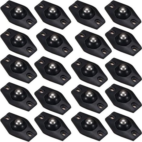 de 20 mini roulettes pivotantes auto adhésives universelles