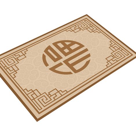 Tapis De Sol - Fibres Naturelles Jute Et Sisal - Pour Intérieur Et Extérieur - Dimensions 80 X 120 Cm - 1 Pièce (1/5)