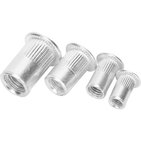 Lot de 100 écrous à riveter aveugles en aluminium M4/M5/M6/M8 (1/5)