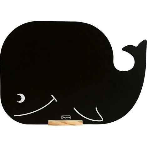 Jeujura Wandtafel Walross schwarz 80 x 57 cm