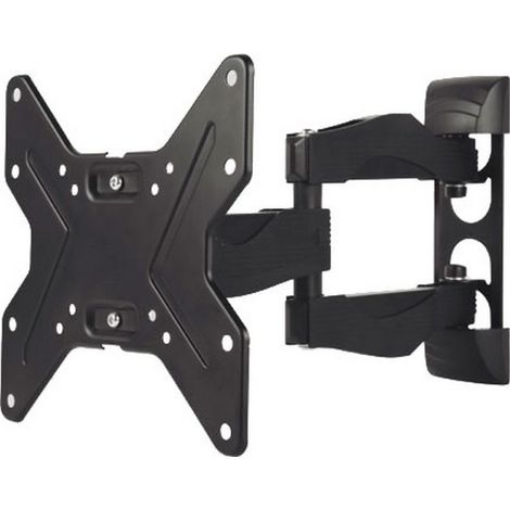 Tm Electron Tmslc283 Support mural Universal Inclinable et pivotant avec bras pour moniteurs ou téléviseurs Led, OLED, LCD, Plasma of 26" to 40", MAX. 25 Kg, VESA 200 x 200, Noir (1/4)