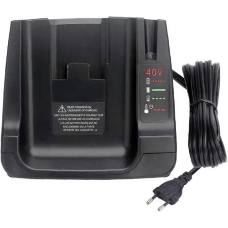 Chargeur de batterie 40V MAX avec remplacement 2USB pour batterie Li-ion Black + Decker LCS36 LCS40 (uniquement chargeur, pas de batterie) (1/4)