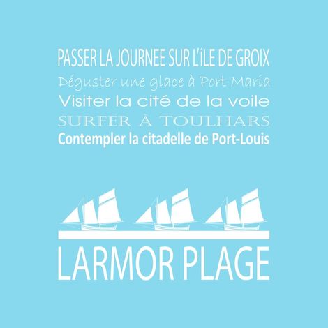 Tableau sur toile Larmor glacier 30x30 cm - Impression sur Toile Murale Décorative - Image imprimée en HD sur Toile - Toile sur Châssis en Bois FSC - Fabriqué en France (1/4)