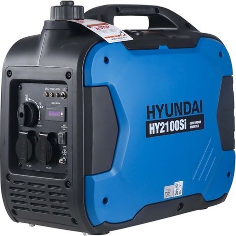 Hyundai – Groupe électrogène essence Inverter 2000W – Moteur 4 temps – Autonomie 6h – Niveau sonore 67dB – Idéal pour équipements électroniques - HY2200SI