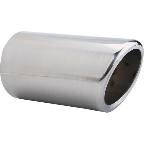 Embouts d'échappement double inox 67mm pour pots auto, paire de tuyaux de sortie, accessoires de remplacement universels. (1/5)