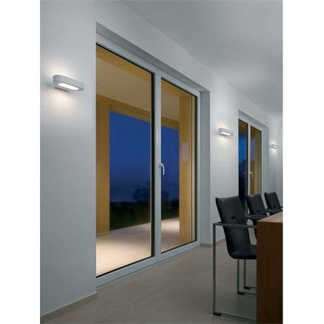 [NEUWERTIG] B-Ware Talo Parete Wandleuchte Wandlampe Wandlicht Leuchte Lampe Licht Aluminium weiß (1/3)