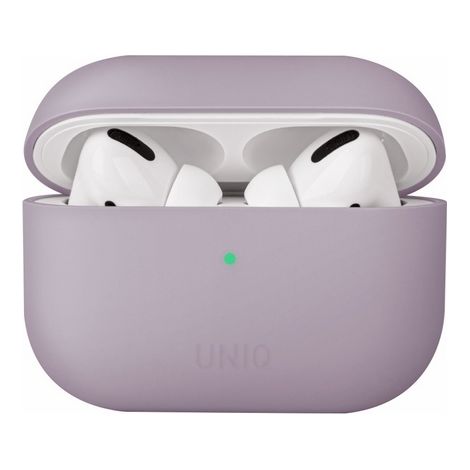 Uniq Lino AirPods Pro Silikonhülle Lavendel/Lila Lavendel (1/5)