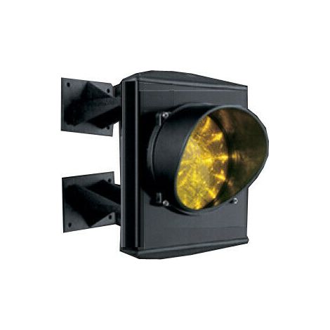 Semaforo Giallo Singola 1 Luce 230v Led Lampada Monolampada Parcheggio Impianto