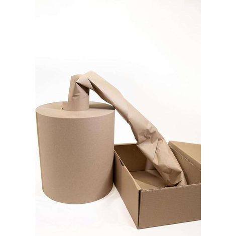 Kraftpapier auf der Rolle für Geschenkverpackungen. Braun, 30 cm / 620 ml