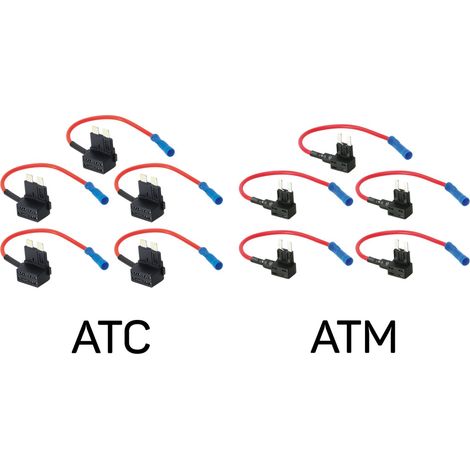 Support de fusibles ATC ATM - Ensemble de distribution de fusibles 2x5 pieces