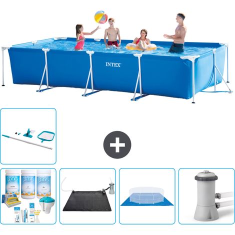Intex Piscine Tubulaire Rectangulaire - 450x220x84 cm - 6-pièces S20843 (1/5)