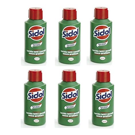 Lucida Metalli Sidol 75 ml 6 Pezzi (1/2)