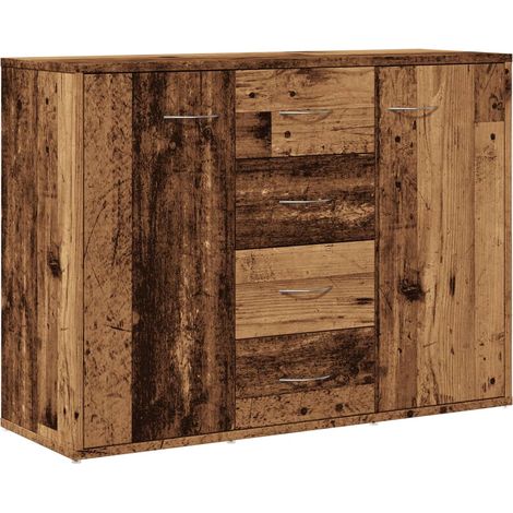 vidaXL Credenza Legno Antico 88x30x64 cm in Legno Multistrato (1/5)