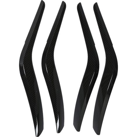 4 pièces poignées de porte intérieure garnitures habillage décoration remplacement pour X1 E84 2010-2016 style fibre de carbone (1/5)