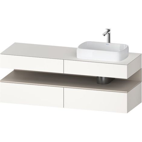 Duravit Collection One Meuble sous-vasque sur console, 2 tiroirs,