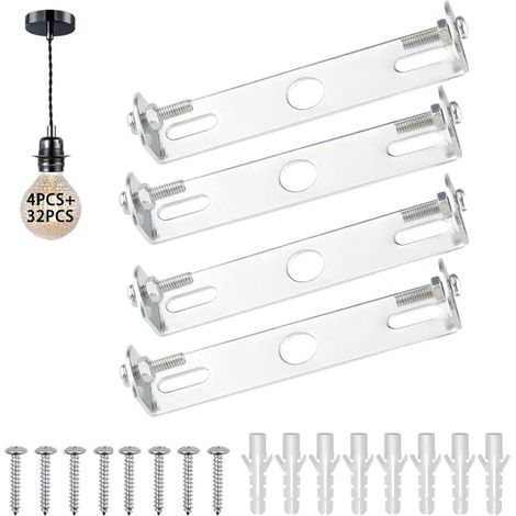 Pieces 90mm Ceiling Light Bracket for Home Office - Suspension Plate (1/5)