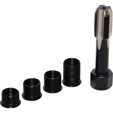 Kit reparación roscas BGS Technic 166 HSS insertos roscados 5 piezas