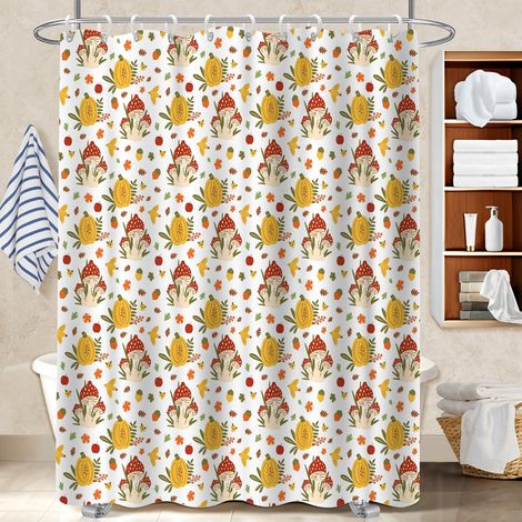 Rideau polyester pour douche 180x180 résistant protection douche pour adapté aux animaux domestiques (1/5)