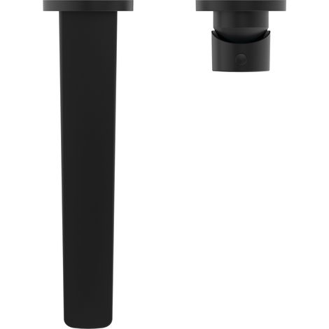 Ideal Standard Grifo de lavabo de pared Cerafine O Salida 224mm Silk Black, BD133XG (1/2)